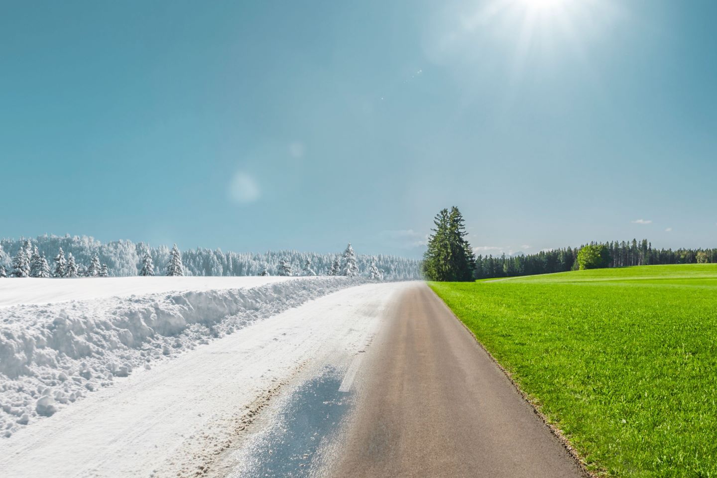 Izmjena različitih klimatskih čimbenika i godišnjih doba - zima i ljeto