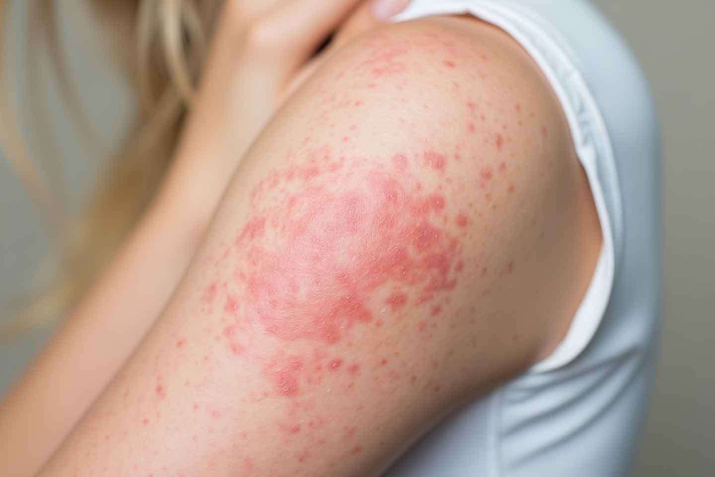 Alergijska reakcija na koži nadlaktice