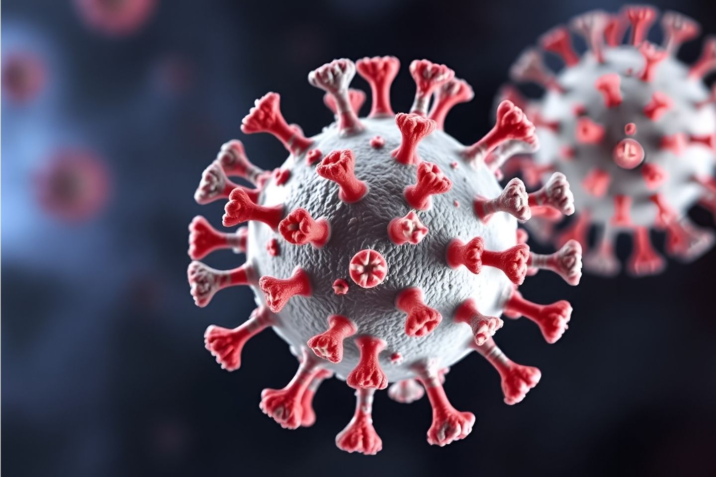 3D ilustracija modela virusa hepatitisa E.