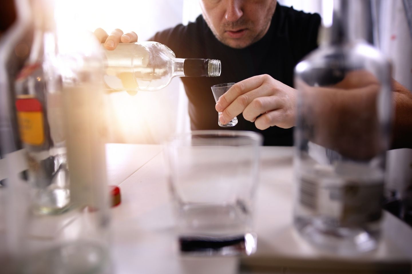 Čovjek u alkoholizirano stanju.