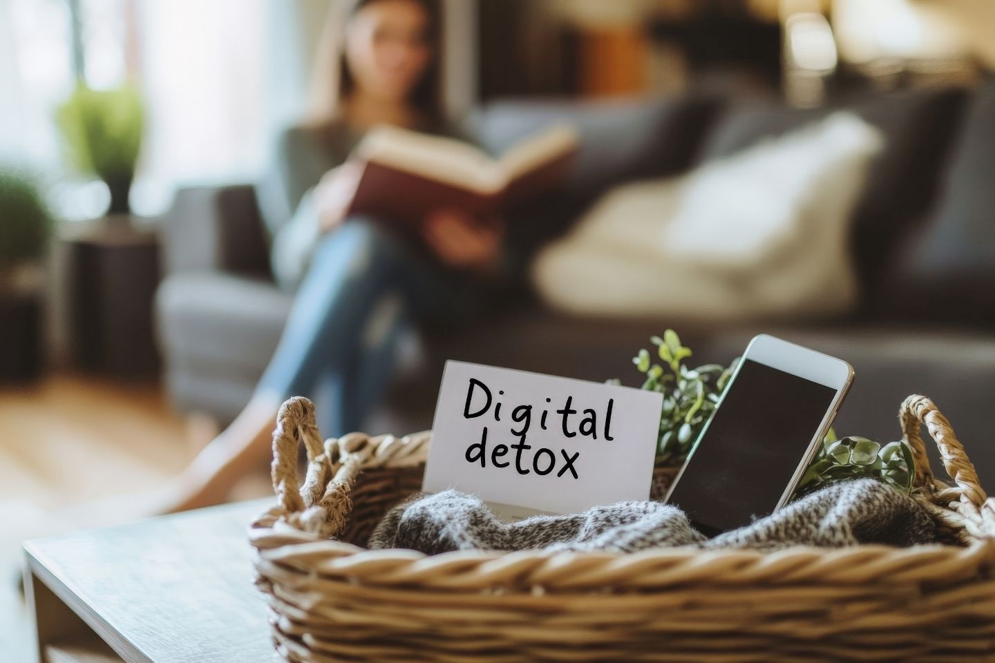 Digitalni detoks - provođenje slobodnog vremena u ugodnom kućnom okruženju bez digitalnih uređaja.